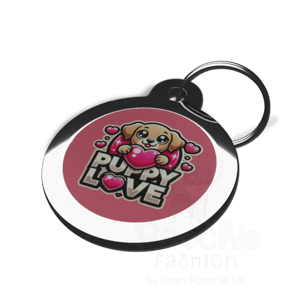 Cute Puppy Love Dog Id Tag - Ps Pet Tags - 2