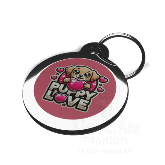 Cute Puppy Love Dog Id Tag - Ps Pet Tags - 2