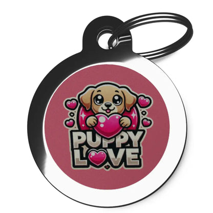 Cute Puppy Love Dog Id Tag - Ps Pet Tags - 1