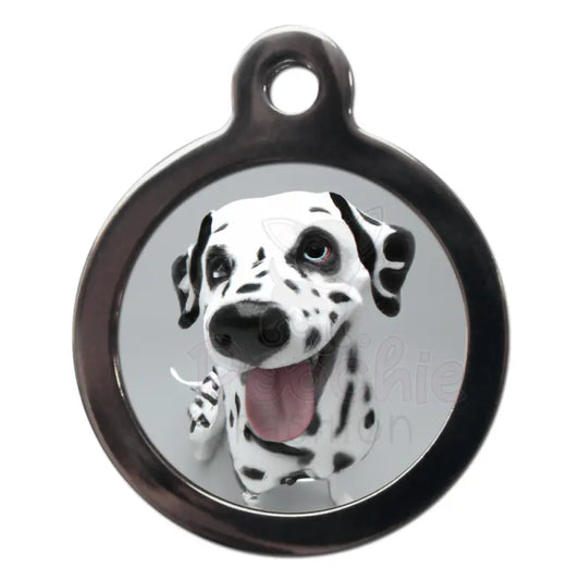 Dalmatian Fish Eye Dog Id Tag - Ps Pet Tags - 1