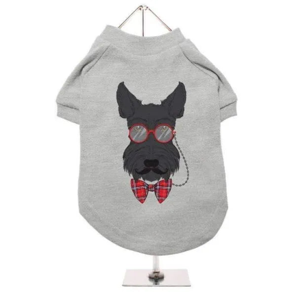 Dapper Scottish Terrier Dog T-shirt - Urban - 1