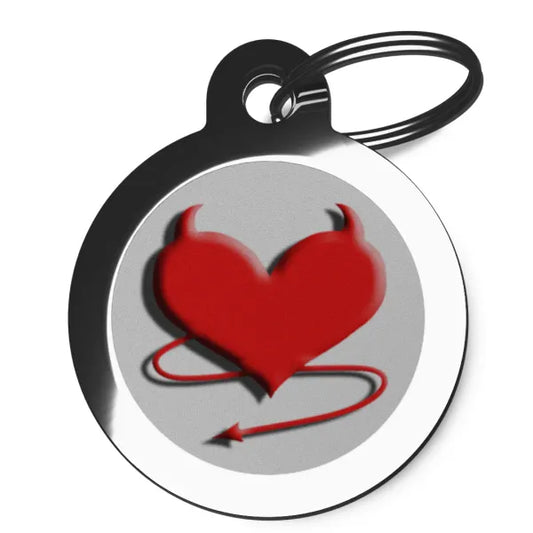Devil Heart Pet Id Tag Ps Pet Tags 1
