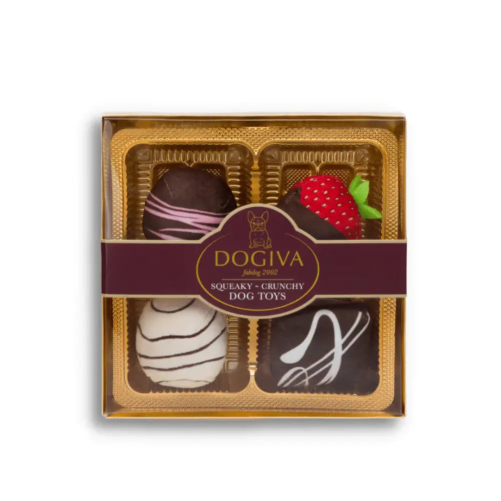 Dogiva Box of Chocolates Dog Toy by Fabdog - Fabdog - 1