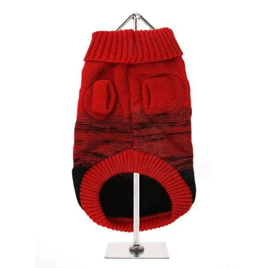 Donegal Red and Black Dog Jumper - Urban - 2
