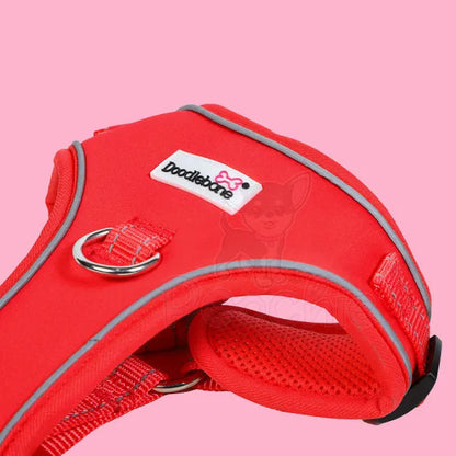 Doodlebone Adjustable Airmesh Dog Harness - Coral - Doodle - 3