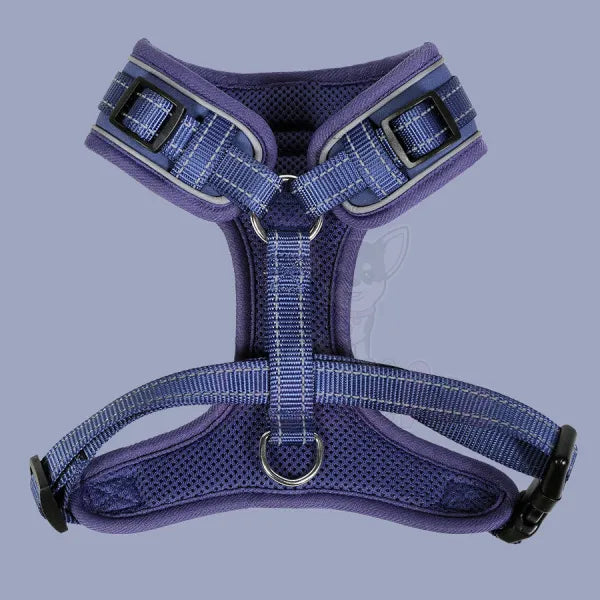 Doodlebone Adjustable Airmesh Dog Harness - Indigo Doodle 2