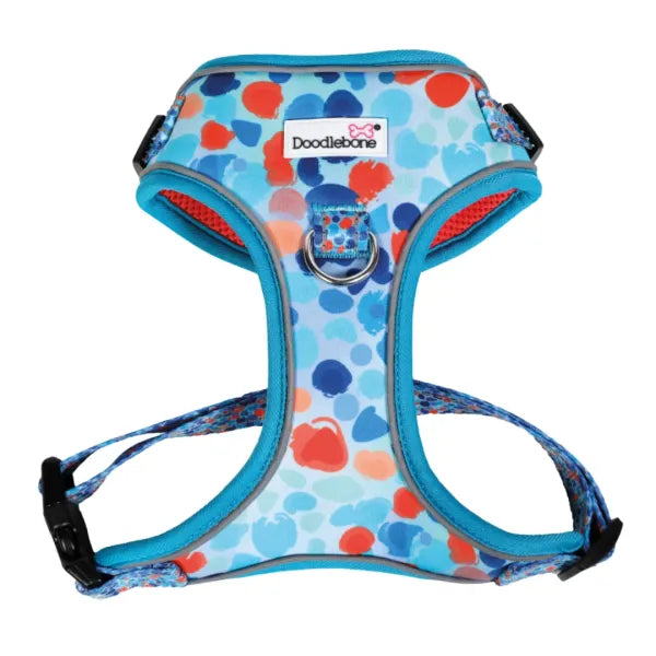 Doodlebone Adjustable Airmesh Dog Harness - Reef Doodle 1