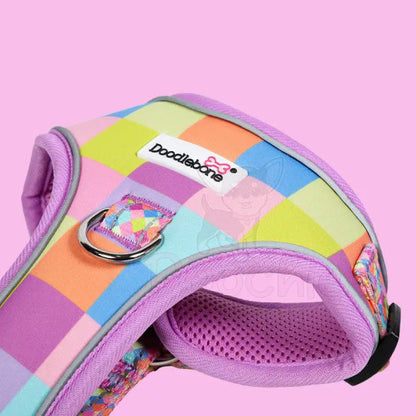 Doodlebone Adjustable Airmesh Dog Harness - Retro - Doodle - 3