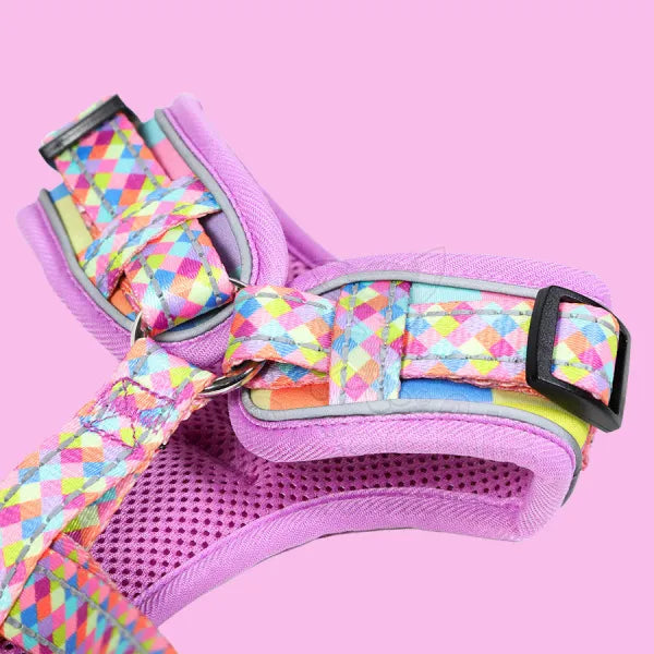 Doodlebone Adjustable Airmesh Dog Harness - Retro - Doodle - 4