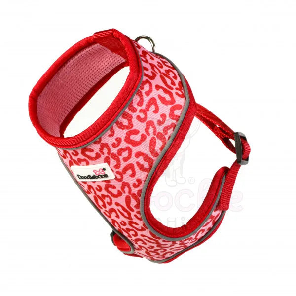 Doodlebone Airmesh Dog Harness - Ruby Leopard - Doodlebone - 2