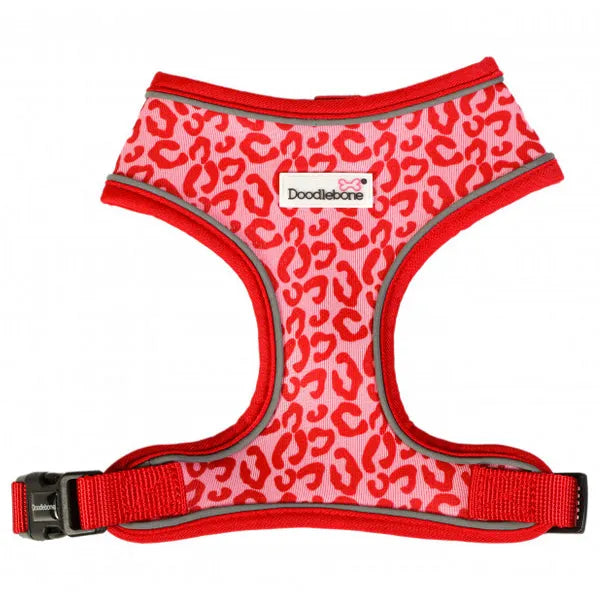 Doodlebone Airmesh Dog Harness - Ruby Leopard - Doodlebone - 1