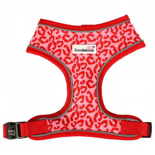 Doodlebone Airmesh Dog Harness - Ruby Leopard - Doodlebone - 1