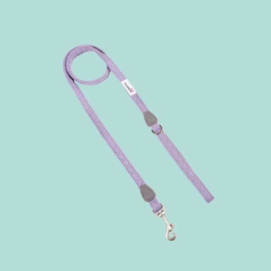 Doodlebone Dinky Dog Lead in Lilac Quilt - Doodlebone - 1