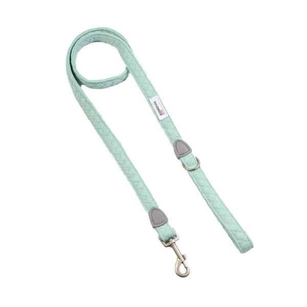 Doodlebone Dinky Dog Lead Mint Quilt - Doodlebone - 1