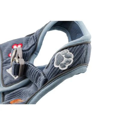 Doodlebone Dinky Dog Snappy Harness for Small Dogs in Blue Cord - Doodlebone - 8