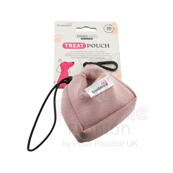 Doodlebone Dinky Dog Treat Pouch Chalky Pink - Doodlebone - 3