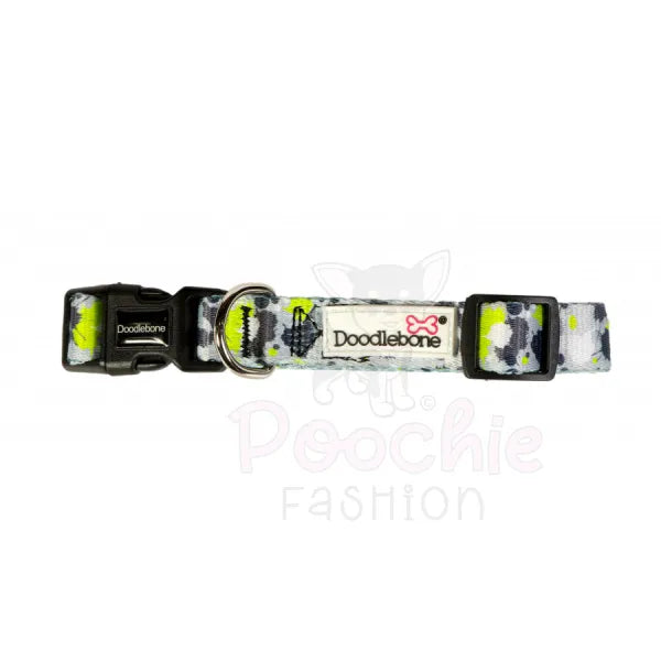Doodlebone Dog Collar - Neon Paint Splat - Doodlebone - 3