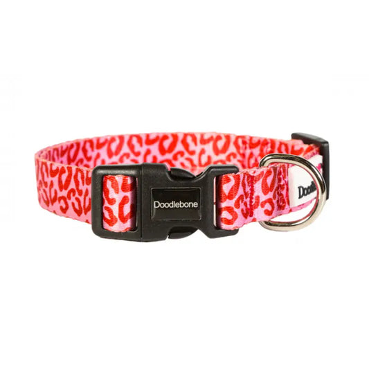 Doodlebone Dog Collar - Ruby Leopard - Doodle - 1