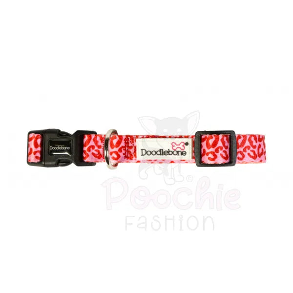 Doodlebone Dog Collar - Ruby Leopard - Doodlebone - 3