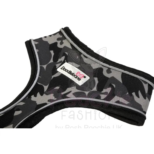 Doodlebone Originals Airmesh Dog Harness - Smokey Grey Camo - Doodlebone - 8