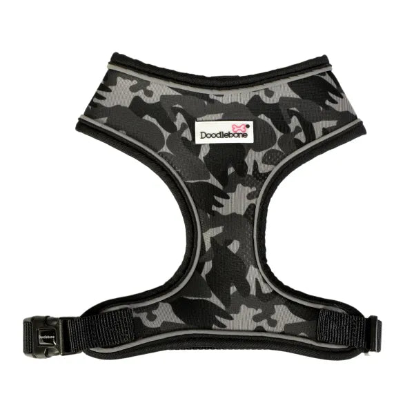 Doodlebone Originals Airmesh Dog Harness - Smokey Grey Camo - Doodlebone - 1