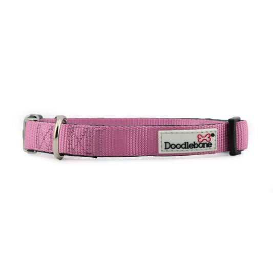 Doodlebone Originals Padded Dog Collar - Blush Pink - Doodlebone - 1