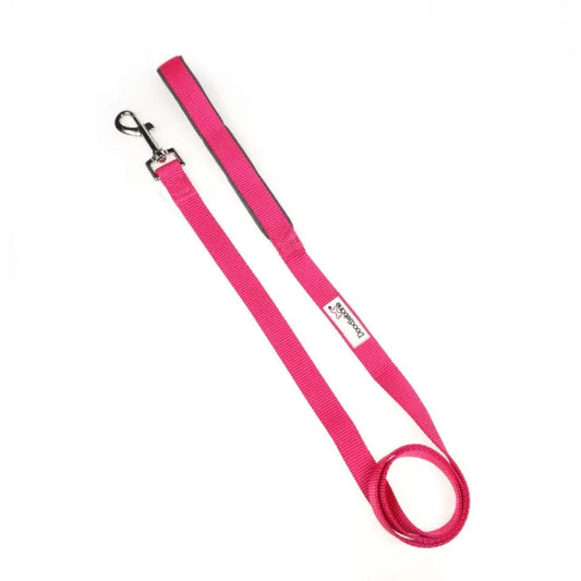 Doodlebone Originals Plain Dog Lead Fuchsia Pink - Doodle - 1