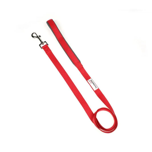 Doodlebone Originals Plain Dog Lead Ruby Red - Doodle - 1