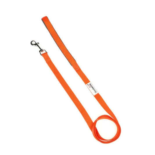 Doodlebone Originals Plain Dog Lead Tangerine - Doodle - 1