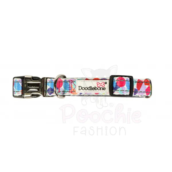 Doodlebone Padded Dog Collar - Abstract - Doodle - 3