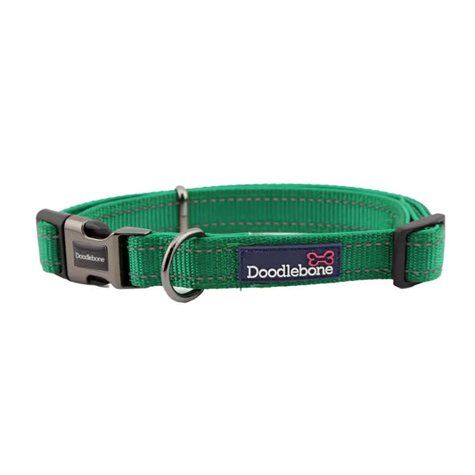 Doodlebone Padded Dog Collar - Forest - Doodlebone - 1