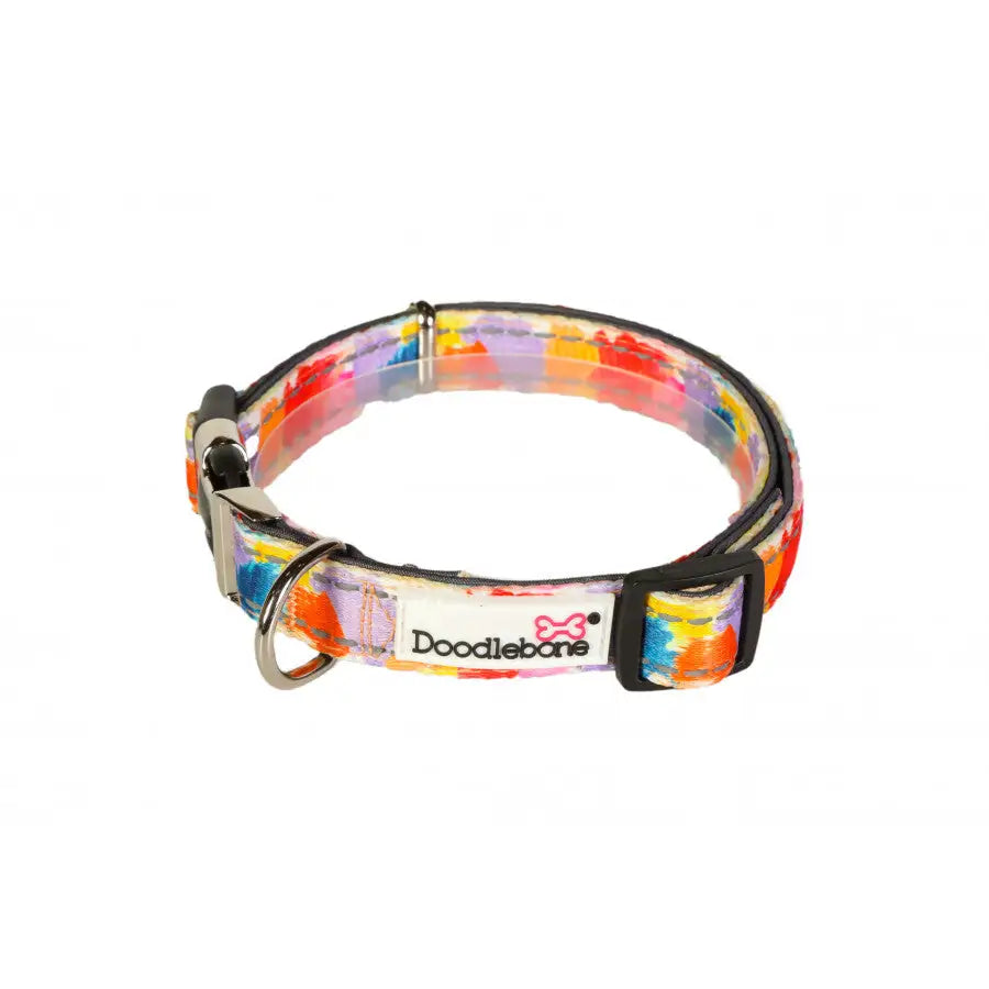 Doodlebone Padded Dog Collar - Watercolour - Sale - 3