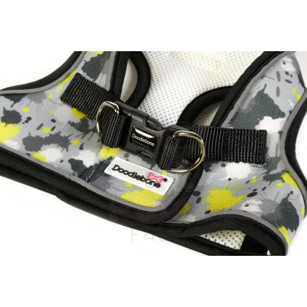 Doodlebone Snappy Dog Harness - Neon Paint Splat - Doodlebone - 2