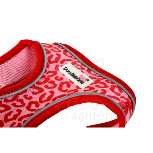 Doodlebone Snappy Dog Harness - Ruby Leopard - Doodlebone - 3