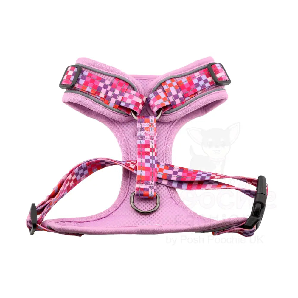 Doodlebone Stomp Dog Harness - Blush Checkmate - Doodlebone - 2