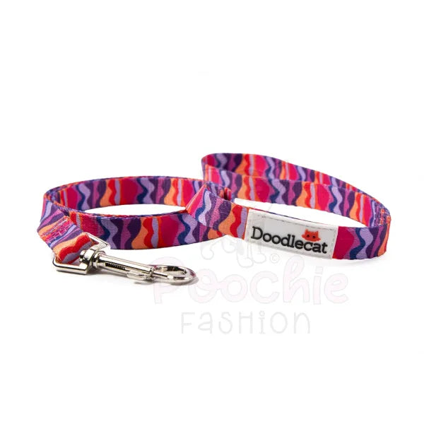 Doodlecat Cat Roaming Harness & Lead Set Violet & Dunes - Doodlebone - 3