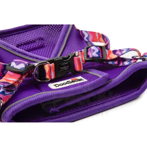 Doodlecat Cat Roaming Harness & Lead Set Violet & Dunes - Doodlebone - 6
