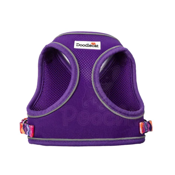 Doodlecat Cat Roaming Harness & Lead Set Violet & Dunes - Doodlebone - 4