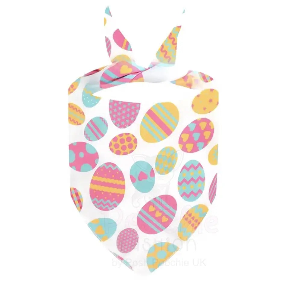 Easter Eggs Tie on Dog Bandana 2pk - Posh Pawz - 2