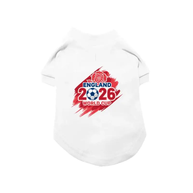 England World Cup 2026 Dog Football Shirt - Poochie Fashion - 3
