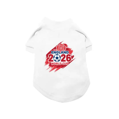 England World Cup 2026 Dog Football Shirt - Poochie Fashion - 3