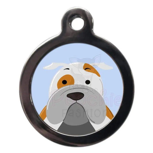 English Bulldog Dog Id Tag - Ps Pet Tags - 1