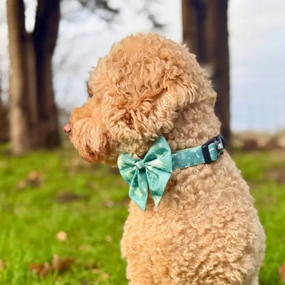 Evergreen Trails Dog Sailor Bow Tie - Pupclub Couture - 2