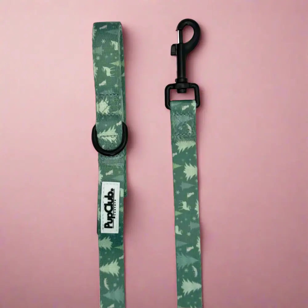 Evergreen Trails Padded Handle Dog Lead - Pupclub Couture - 1