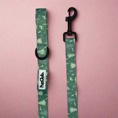 Evergreen Trails Padded Handle Dog Lead - Pupclub Couture - 1