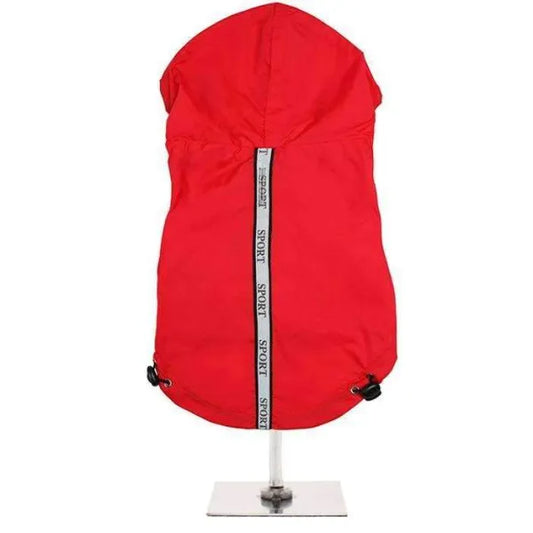 Explorer Windbreaker Sport Dog Rain Coat in Red - Urban Pup - 1