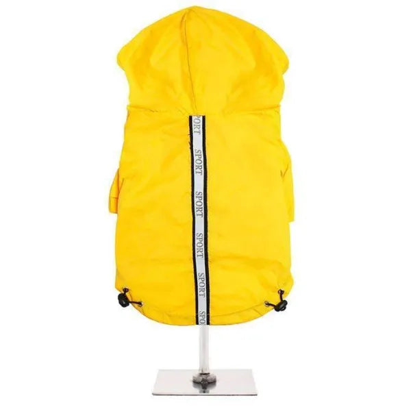 Explorer Windbreaker Sport Dog Rain Coat In Yellow - Urban Pup - 1