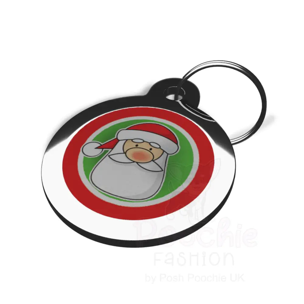 Father Christmas Fun Dog Id Tag - Ps Pet Tags - 2