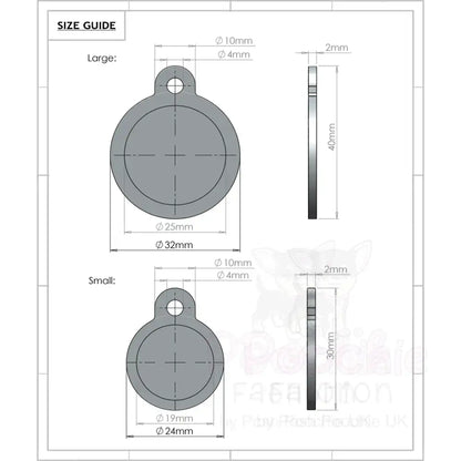 Father Christmas Fun Dog Id Tag - Ps Pet Tags - 5
