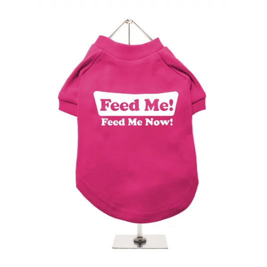Feed me Feed me Now! Dog T-shirt - Urban - 1